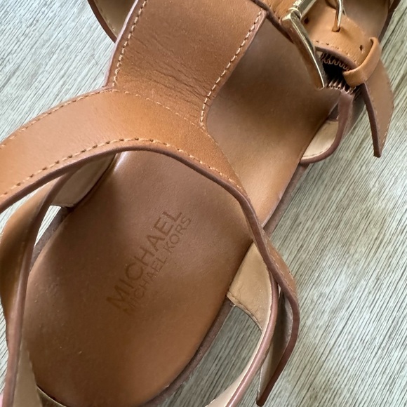 MICHAEL KORS Women's Acorn Ankle Strap Espadrille Sandals - Picture 5 of 7